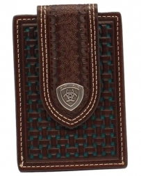 Ariat® Men's Turquoise Logo Card Case