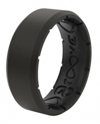 Men's Black Silicone Ring