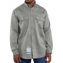 Carhartt® Men's FR Lightweight Twill Shirt - Big and Tall