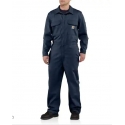Carhartt® Men's FR Twill Coverall Navy - Big and Tall