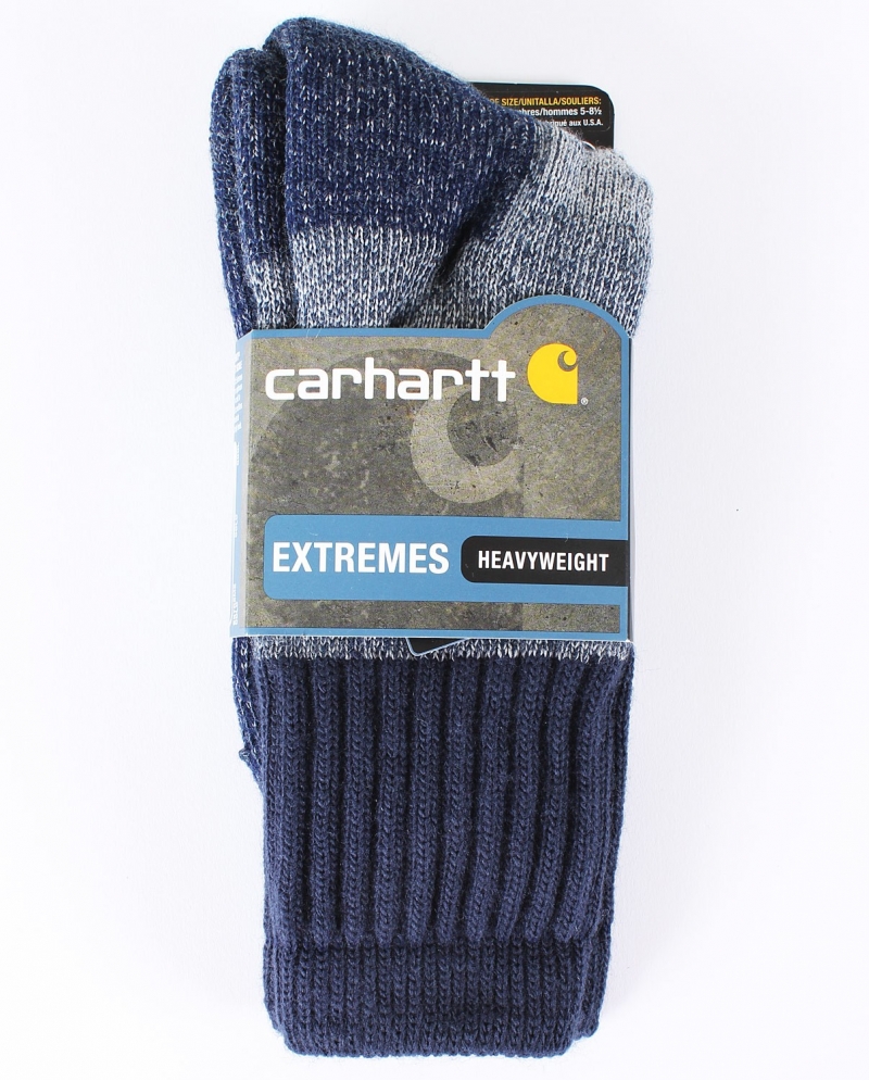 Carhartt Mens 173347 Cold Weather Boot Crew Cut Socks Black Heather Size 11-15 for sale online 