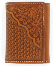 Nocona® Men's Flor Bsk Trifold Wallet