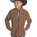 Powder River Outfitters Kids' Fleece Jacket Tan