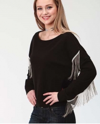 Roper® Ladies' LS Fringe Sweater