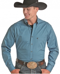 Tuf Cooper Collection by Panhandle® Men's Performance Poplin Print Shirt