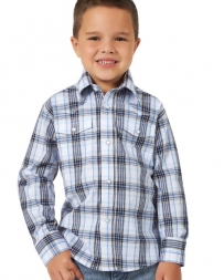 Wrangler® Boys' Wrinkle Resistant Snap Shirt
