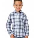 Wrangler® Boys' Wrinkle Resistant Snap Shirt