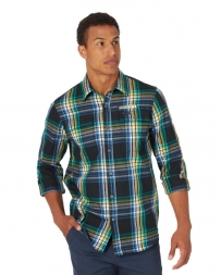 Wrangler® Men's Recycled Fiber Flannel Shirt