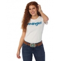 Wrangler® Ladies' Teal Logo Tee