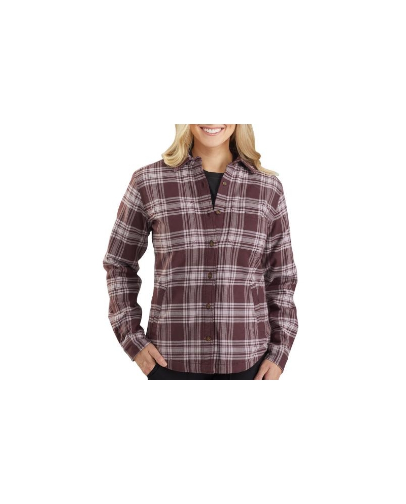 ladies fleece lined shirt