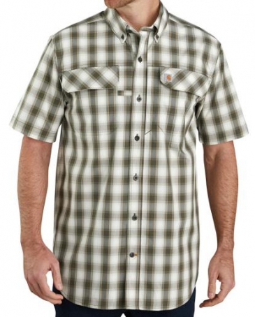 carhartt plaid lightweight force fort brands mens