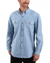 Carhartt® Men's LS Midweight Chambray Blue