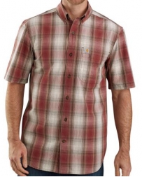 Carhartt® Men's SS Lightweight Plaid - Big and Tall