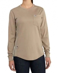 Carhartt® Ladies' FR LS Force Pocket T-Shirt