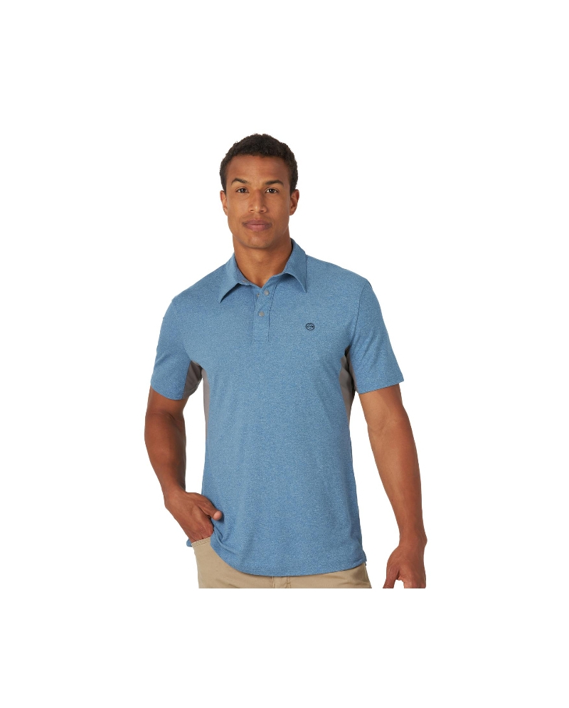 Wrangler Men's Short Sleeve Knit Polo Shirt