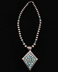 Ladies' Diamond Shaped Shield Necklace