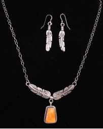 Ladies' Spiny Oyster Feather Set