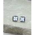 Montana Silversmiths® Ladies' Square CZ Studs