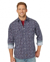 Wrangler Retro® Men's LS Western Print Shirt