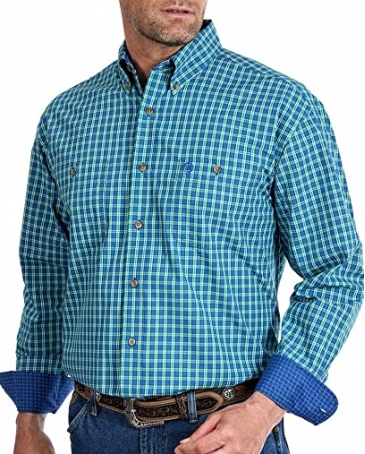 Wrangler® Men's Classic LS Plaid Shirt - Fort Brands