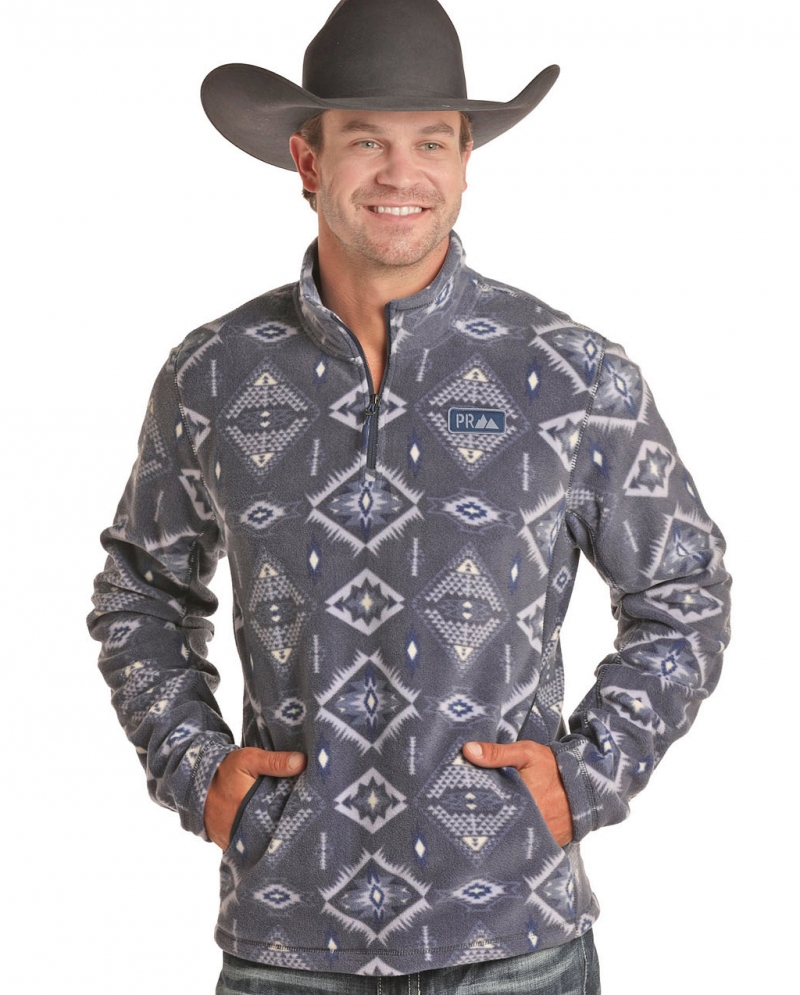 mens aztec pullover