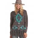 Powder River Outfitters Ladies' Chenile Aztec Sweater