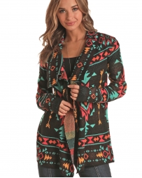 Rock and Roll Cowgirl® Ladies' Aztec Multi Cardigan