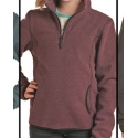 Powder River Outfitters Kids' 1/4 Zip Pullover Purple