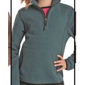 Powder River Outfitters Kids' 1/4 Zip Pullover Blue
