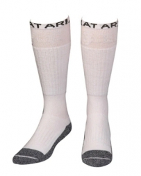 Ariat® Men's OTC 2-PK White Socks