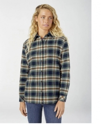 Dickies® Ladies' LS Flannel Shirt