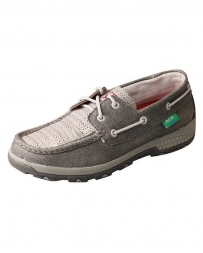 Twisted X® Ladies' Boat Shoe Driving Moc - Grey & Light Grey