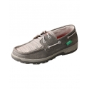 Twisted X® Ladies' Boat Shoe Driving Moc - Grey & Light Grey