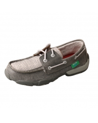 Twisted X® Kids' Boat Shoe Driving Moc - Grey & Light Grey