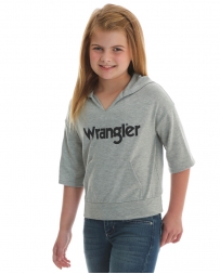 Wrangler® Girls' Half Sleeve Hoodie