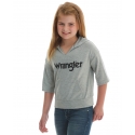 Wrangler® Girls' Half Sleeve Hoodie