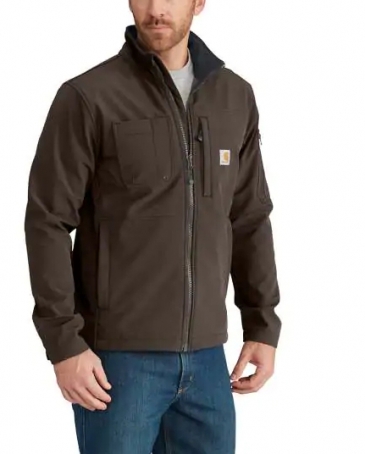 hooded rough cut jacket