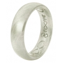 Groove Life® Ladies' Pearl Thin Solid Silicone Ring