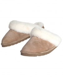 Old Friend® Ladies' Sheepskin & Suede Slippers - Skuff