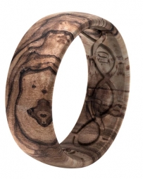 Groove Life® Men's Nomad Burled Walnut Silicone Ring