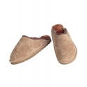 Old Friend® Men's Sheepskin & Suede Slippers - Skuff