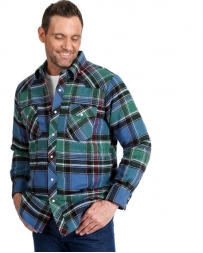 Wrangler® Men's LS Quilt Lined Flannel Assorted
