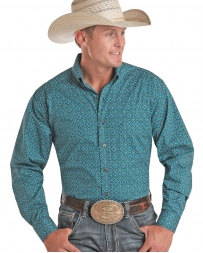 Tuf Cooper Collection by Panhandle® Men's LS Button Down Print Shirt