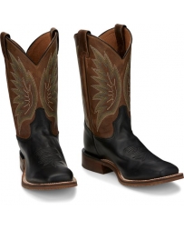 Tony Lama® Men's Brayden Black 11" Sq Toe Boots