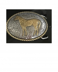 Nocona Belt Co.® 2-Toned Horse Buckle