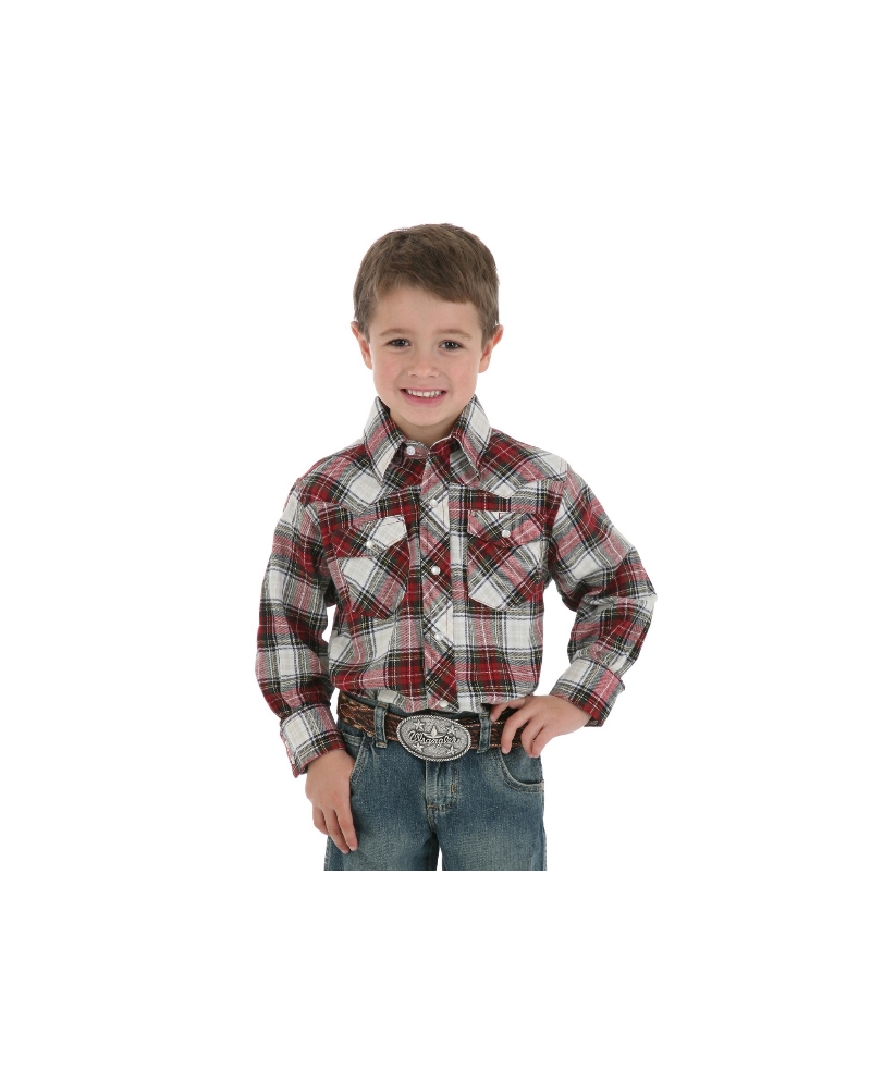 Wrangler® Boys' Western Flannel Shirt Assorted - Fort Brands