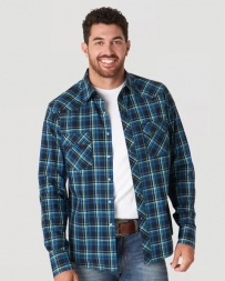 Wrangler Retro® Men's LS Snap Plaid Shirt