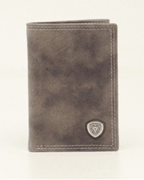 Ariat® Men's Grey Shield Trifold Wallet