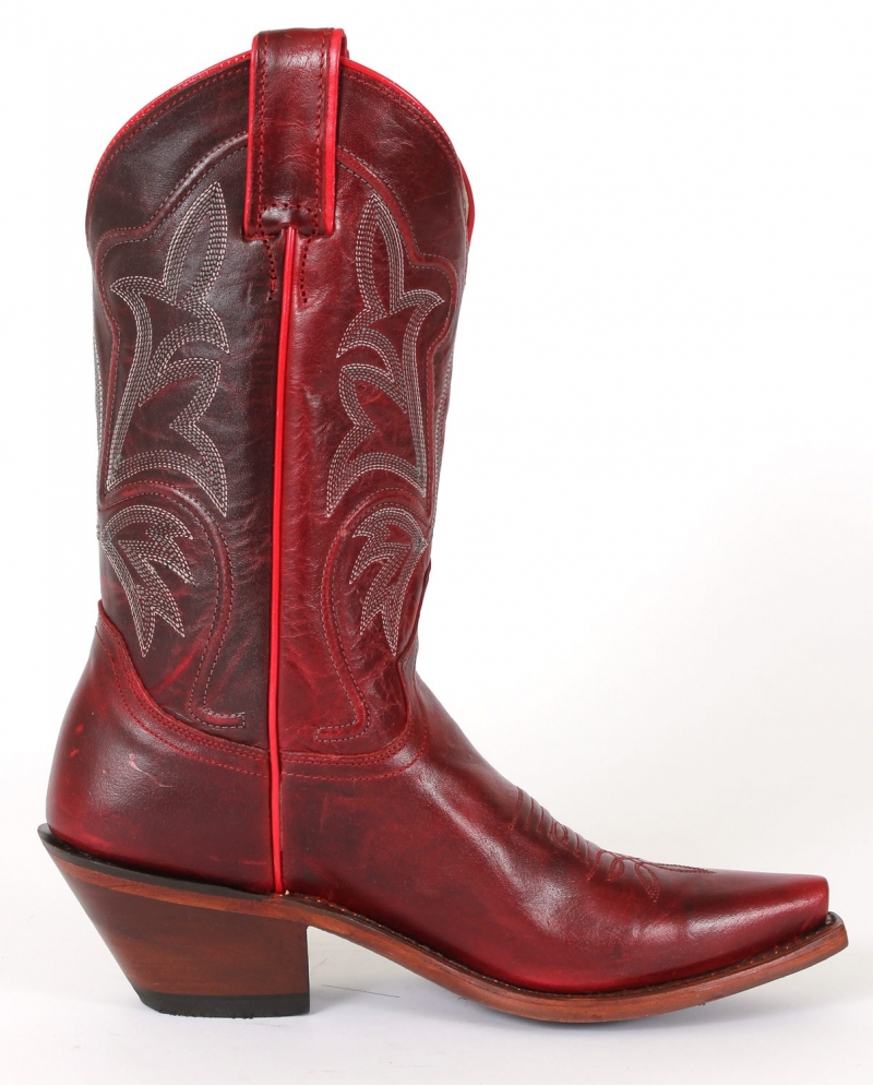 Justin® Ladies' Red Torino Cow Boots - Fort Brands