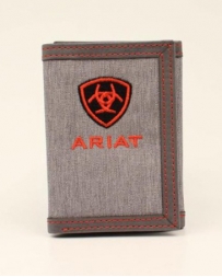 Ariat® Men's Red Logo Trifold Wallet